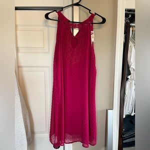 Francesca’s fuscia pink dress NWT